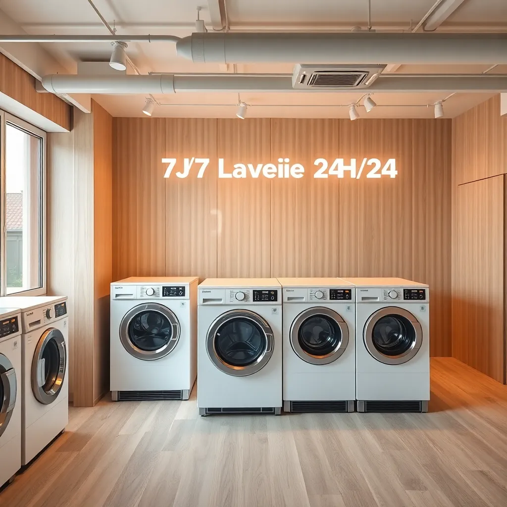 7J/7 Laverie 24H/24