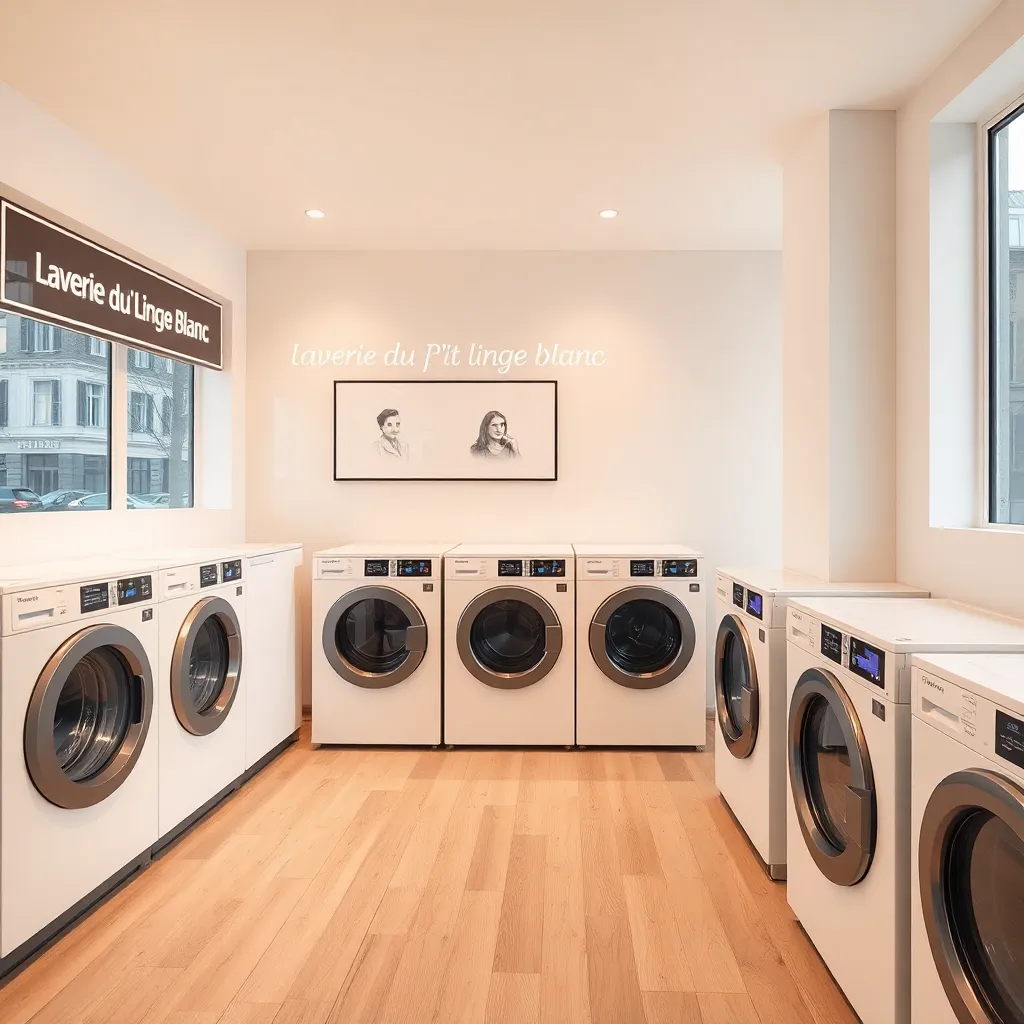 Negocio Laverie Du P'tit Linge Blanc