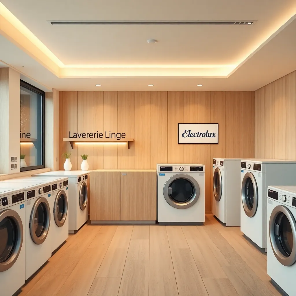 Negocio Laverie Linge Electrolux
