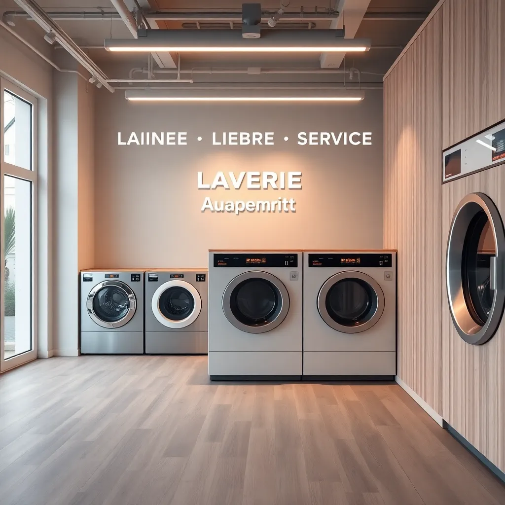 Negocio Laverie Linge Libre Service