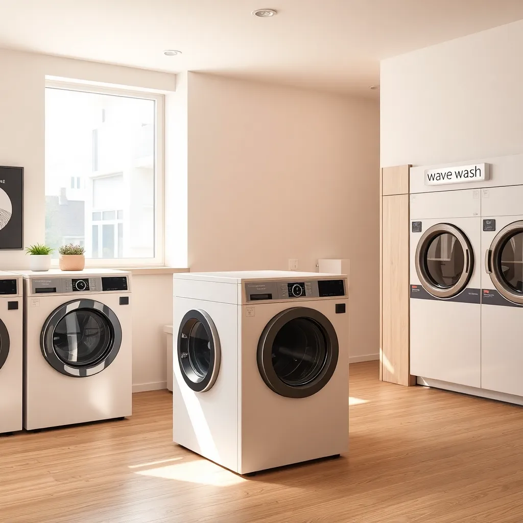 Negocio Wave Wash Laverie Automatique Laundromat